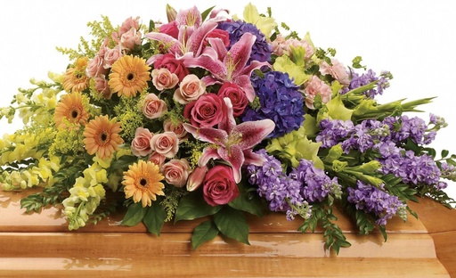 Casket Spray - Garden of Sweet Memories